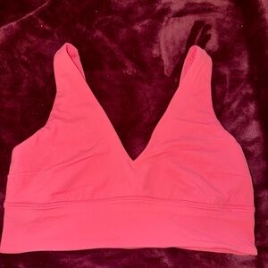 Lululemon sports bra pink size 12